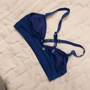 Lululemon blue sports bra 6
